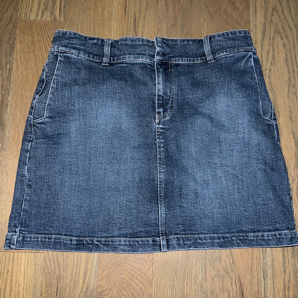 Tommy Hilfiger Blue denim Mini Skirt Sz 12